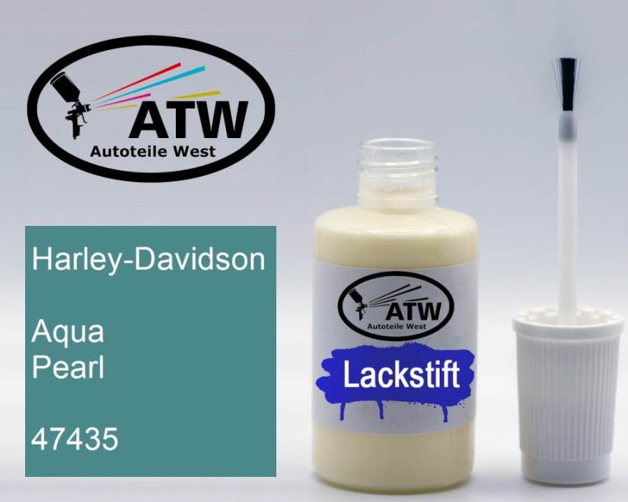 Harley-Davidson, Aqua Pearl, 47435: 20ml Lackstift, von ATW Autoteile West.